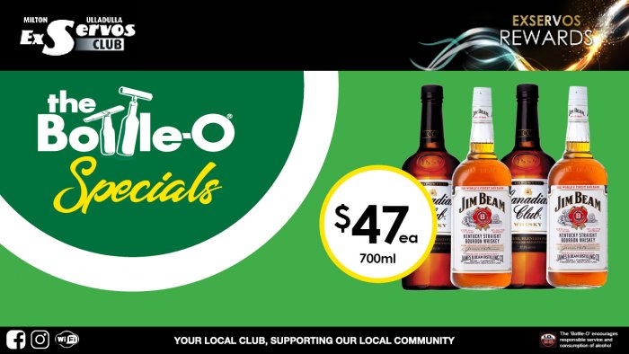 Canadian Club or Jim Beam