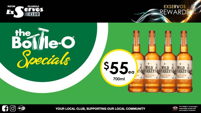 Wild Turkey Bourbon Whiskey