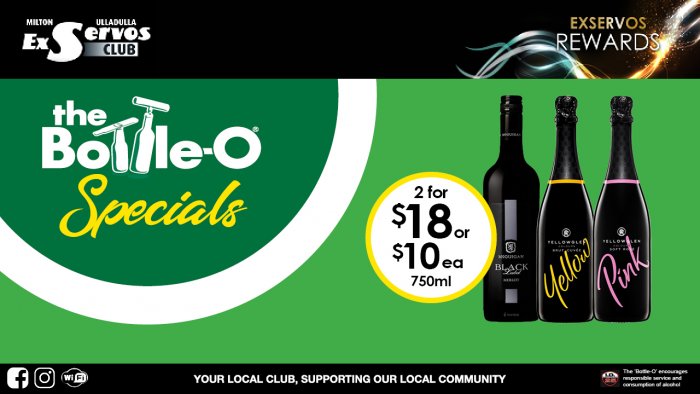 McGuigan Black Label or  Yellowglen Sparkling Range