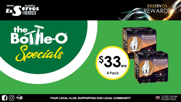 Bundaberg Campfire  Bourbon Rum & Cola 8%