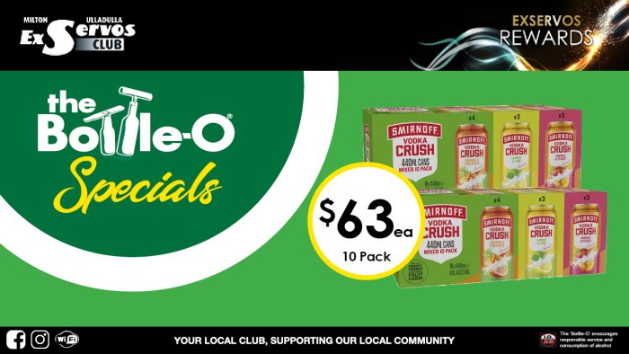 Smirnoff Vodka Crush Mixed Pack