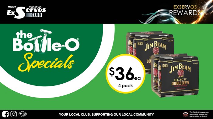 Jim Beam Black Double Serve & Cola