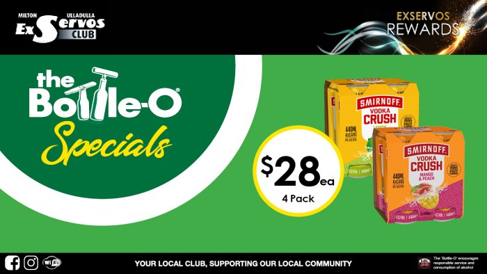 Smirnoff Crush Range