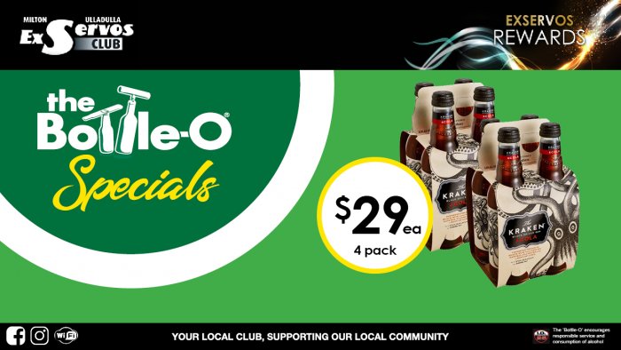 The Kracken Spiced Rum & Cola