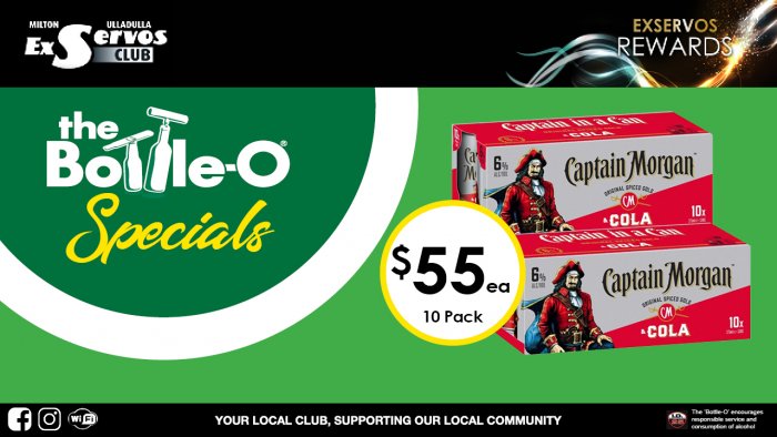 Captain Morgan Spiced Rum & Cola