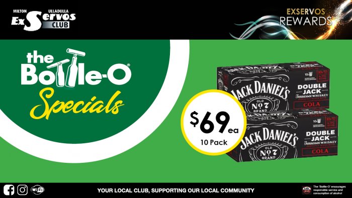 Jack Daniels Double Jack & Cola