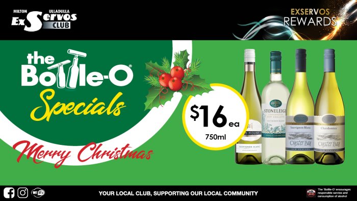 Mud House or Stoneleigh Sauvignon Blanc or Oyster Bay Range 