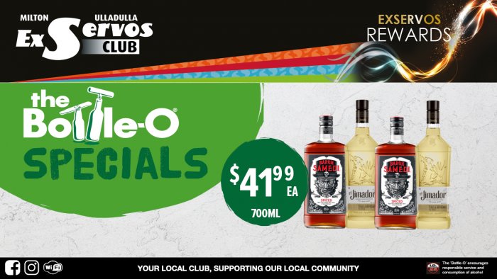 Baron Samedi Spiced Rum or El Jimador Tequila