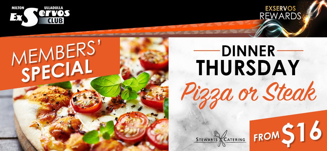 Pizza or Steak - Thursday Nights