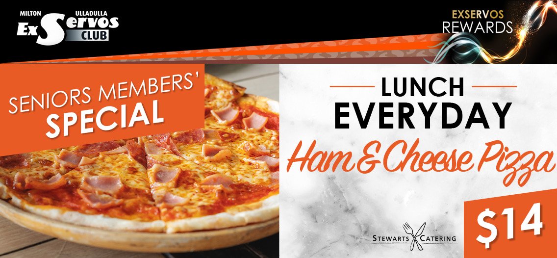Seniors Lunch Everyday - Pizza