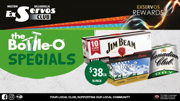 Jim Beam & Cola or Canadian Club & Dry or Cola