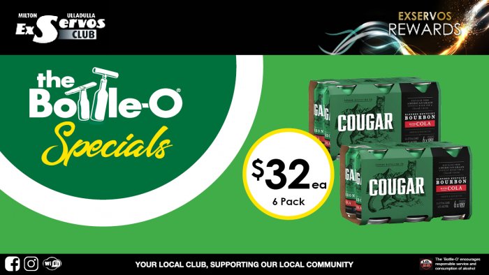 Cougar Bourbon & Cola