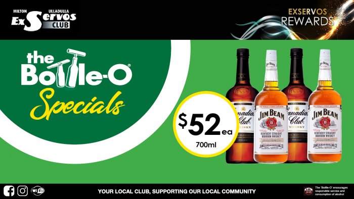 Canadian Club or Jim Beam