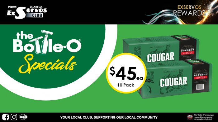 Cougar Bourbon & Cola