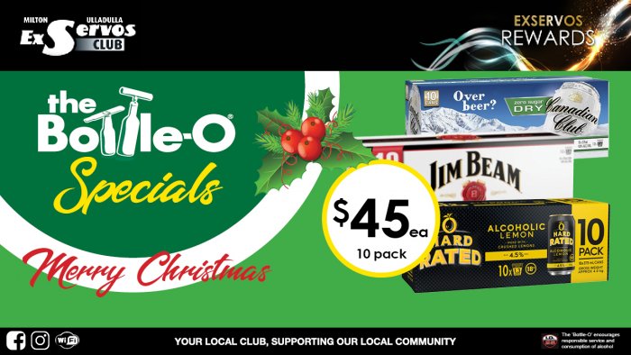 Canadian Club & Cola or Dry, Jim Beam & Cola or Hard Rated Alcoholic Lemon