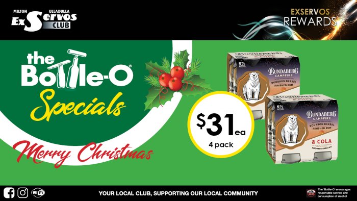 Bundaberg Campfire  Rum 8%  & Cola