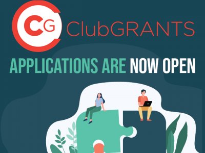 ClubGrants applications are NOW OPEN!
