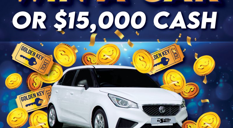 Win a CAR or $15K Cash
